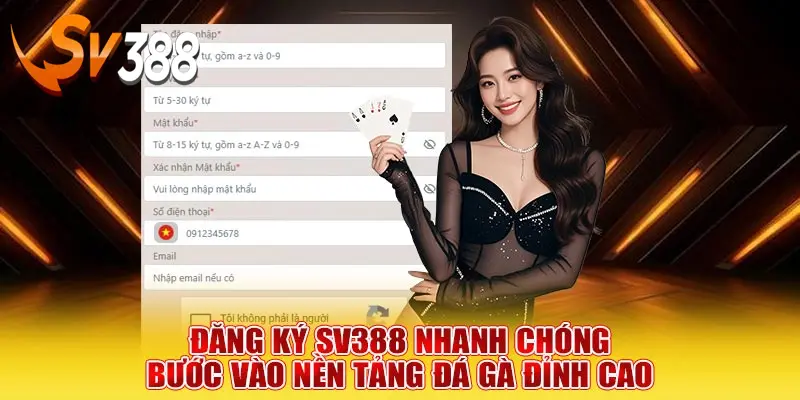 Đăng ký SV388 nhanh chóng
