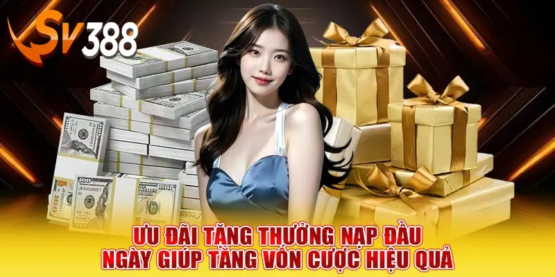 Khuyến mãi SV388 giúp tăng vốn cược hiệu quả